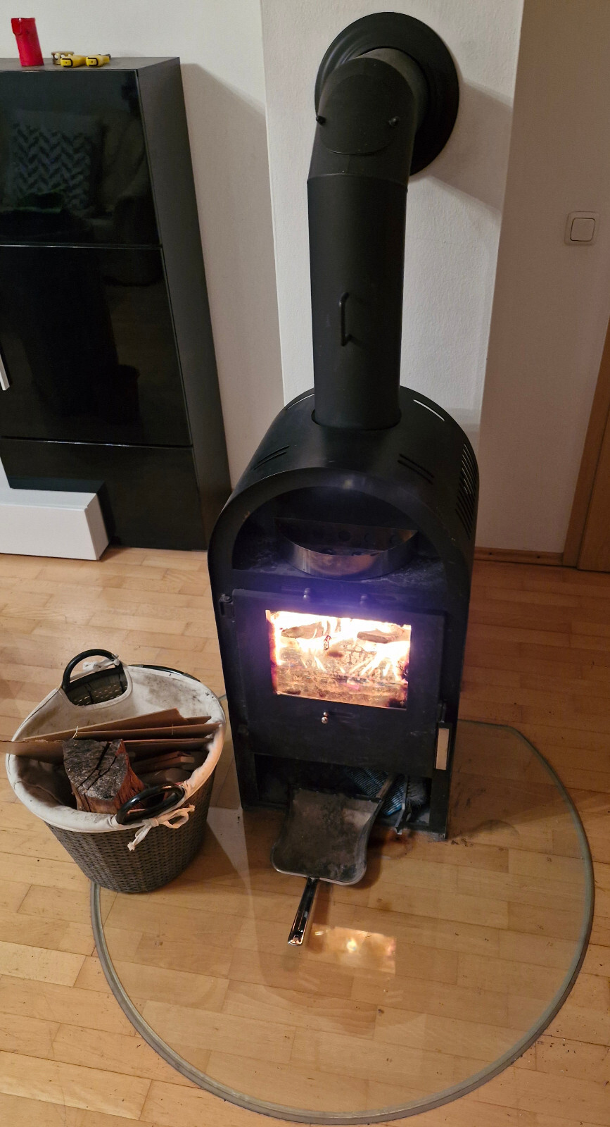 Kamin Matte 60x90cm Feuerfest - Herdteppich Für Holzofen Schutz Vor Funken Braun