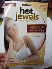 Temporary Tattoos Body Jewelry Hot Jewels Metallic - Tribal 4 Sheets