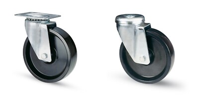 Hitzebeständige Rolle ø 100 Edelstahl Stikkenwagen 280°C INOX Teflon Ersatzrad