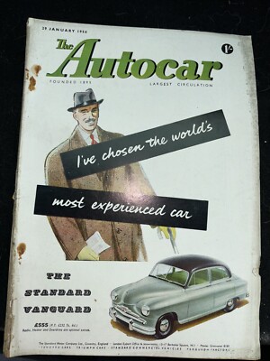 AUTOCAR Autocar Jan. 29, 1954, Monte Carlo Rally Full Report Alfa Romeo 1900 TI,