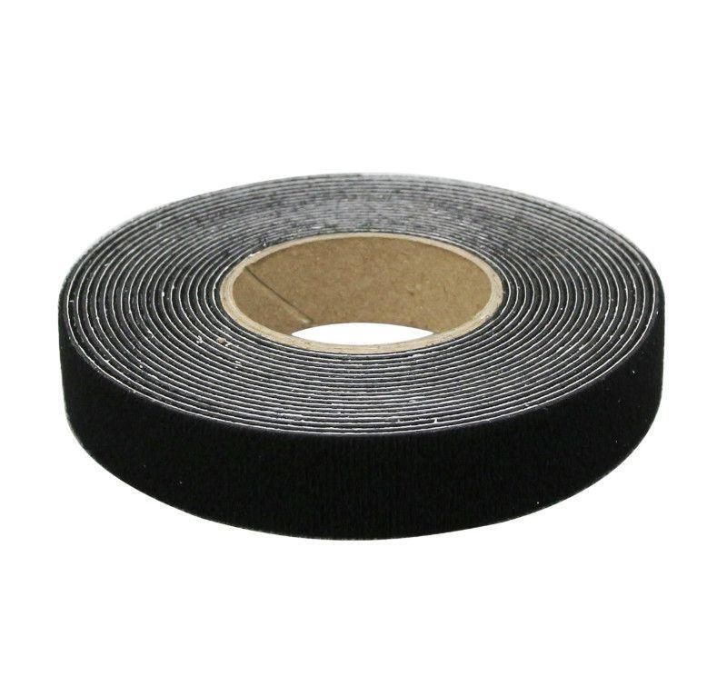 Ruban adhésif auto-agrippant noir 20mm x 5m HPX pour fixation rapide
