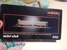 Marklin Mini-club Z Scale King Ludwig II 5 Car Brass Set 8770 by