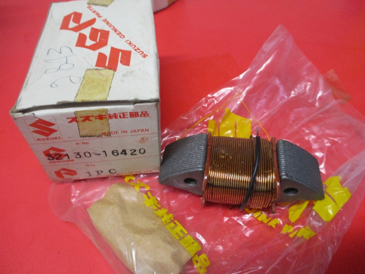 ak 1969-1970 Suzuki TS250 Coil 32130-16420 | NOS OEM | 1969