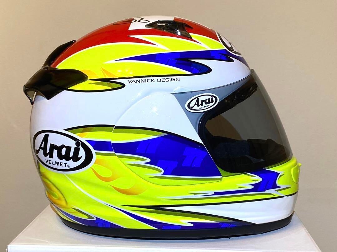 Arai Quantum-J full-face motorcycle helmet, Dominique Aegerter
