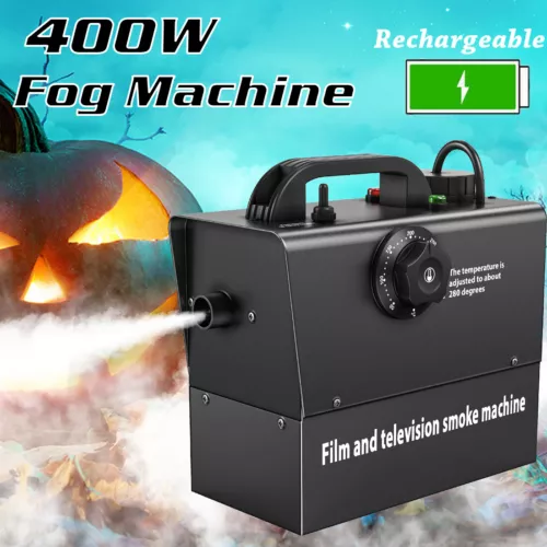500W AKKU Nebelmaschine Wiederaufladbar Rauch Vertikal Upspray DJ Nebeleffekt - Bild 1 von 18