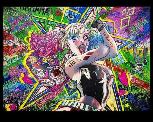 Displate Limited Edition -Harley Quinn #1/1000 - Batman -SAME DAY SHIPPING