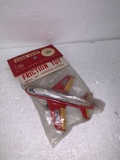 Good Toys Douglas Seven Seas DC-7 Tin Friction Toy 1955 Japan In Package, Rare