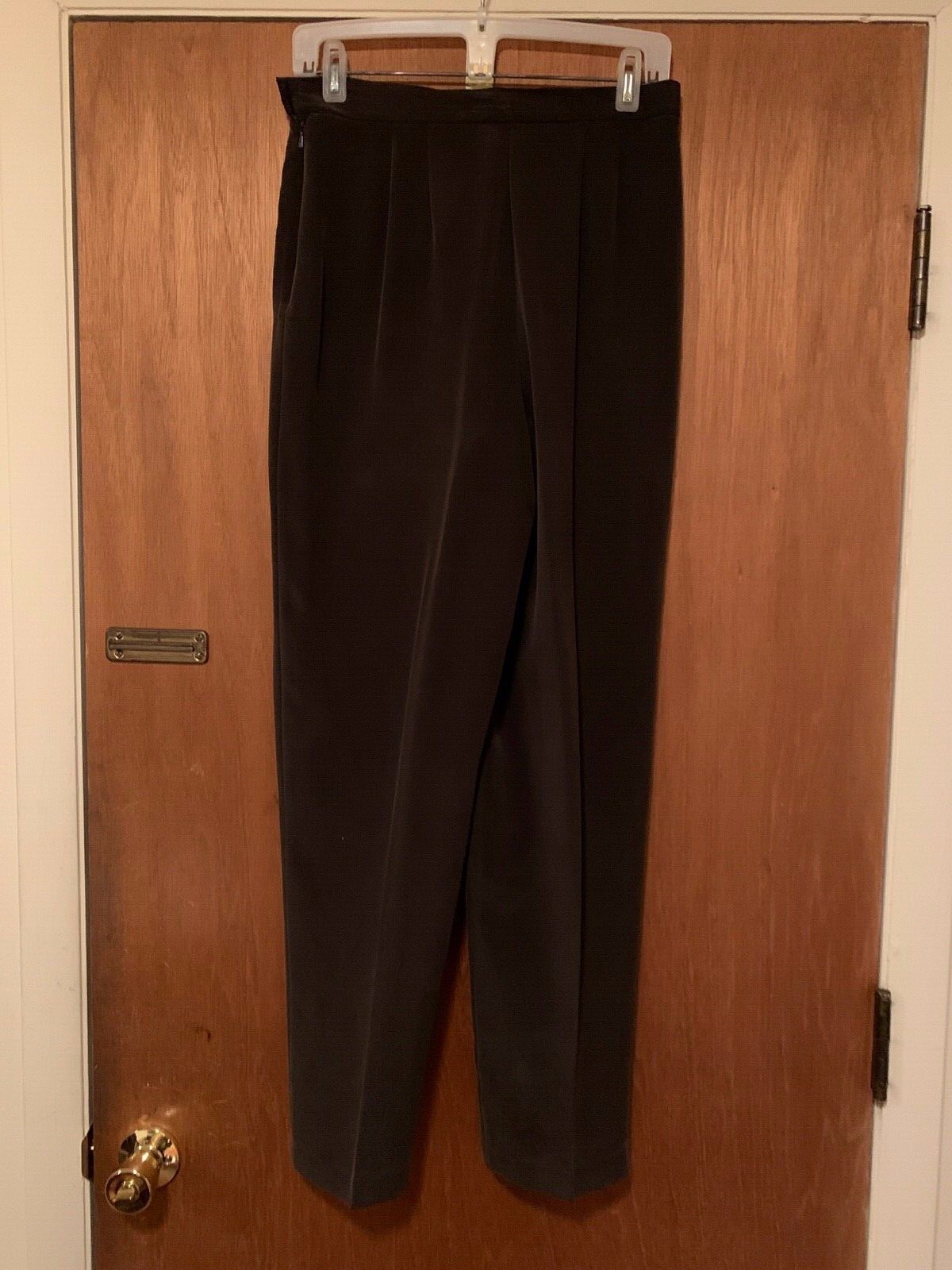 NWT Josephine Chaus 2 Piece Pant Suit, Size 8, Color Express, 100percent Silk image 8