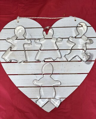 Foose Ginger Bread Man, Cookie Cutters, Tin Set Of Four ￼