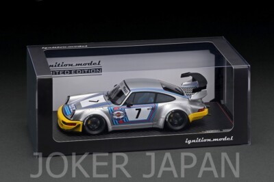 Ignition Model IG3006 1/18 RWB 964 Silver/Yellow With Engine