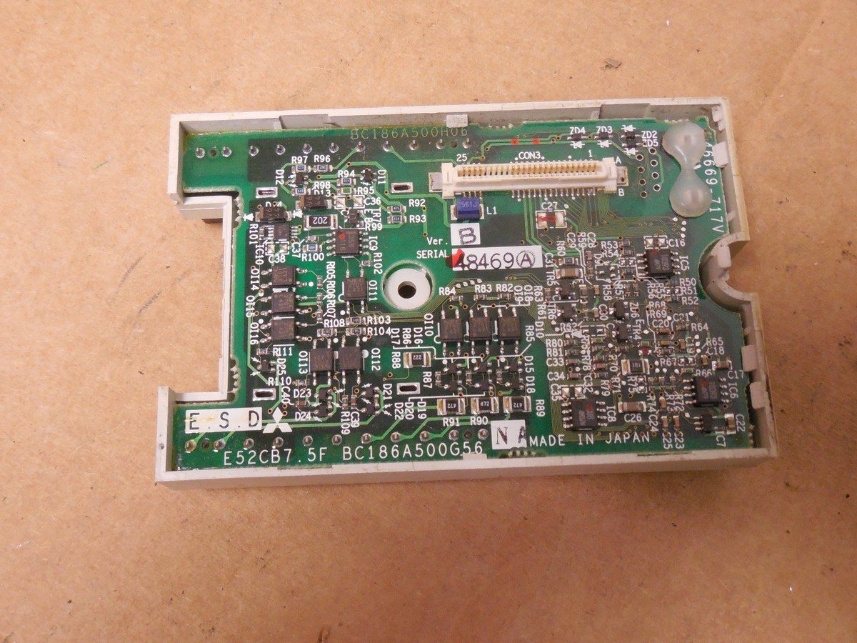 MITSUBISHI CIRCUIT BOARD CARD E52CB7.5F BC186A500G56 BC186A500H06