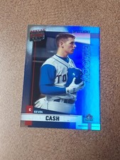 KEVIN CASH 2002 BEST OF DONRUSS FAN CLUB SPOTLIGHT ROOKIE CARD. #14/100. RAYS.