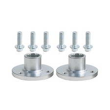 2pc Rear Wheel Hub 3 Stud 23T Spline for 5" Wheels ATV Bike Quad Go Kart Karting