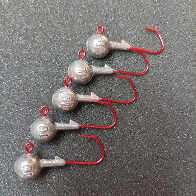 VMC Barbarian  Rundkopf Jig # 5x Gr 1/0 10g