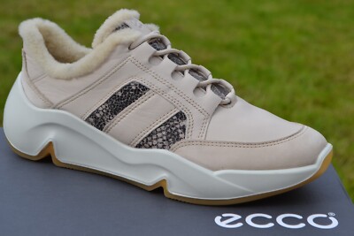 ECCO Damen CHUNKY SNEAKER W Limestone warm gefüttert UK 7,5 / EU 41