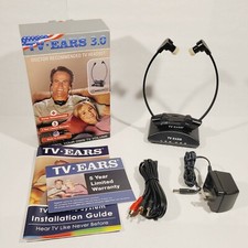 TV Ears 3.0 Wireless Voice Clarifying Headset Digital Analog Hearing Aid Device