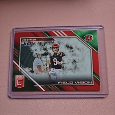 2023 Panini Donruss Elite Joe Burrow Field Vision Green Parallel #FV-8 Bengals