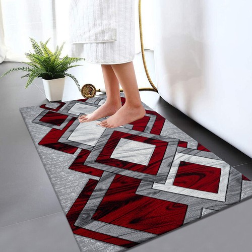 Extra Large Bath Mat Bathroom Rug Water Absorbent Washable Toilet Pedestal Mats - Picture 14 of 17
