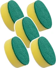 Horsepower 5 Heavy-Duty Sponges for Cordless & Rechargeable Scrubber, AS-SEEN-ON