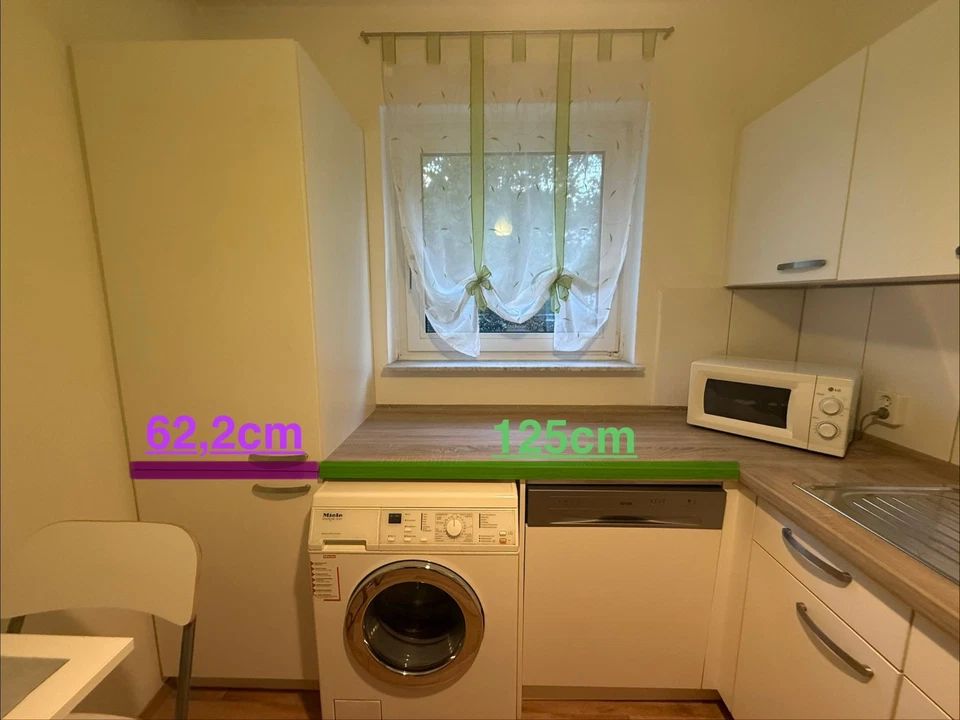 Einbauküche inkl. Elektrogeräte, Glaskeramik-Kochfeld, Backoffen, Geschirrspüler - Bild 3 von 4