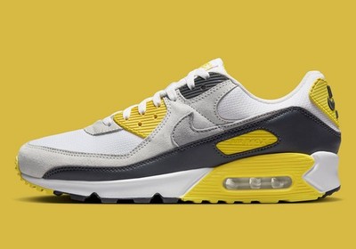 NIKE/ナイキ AIR MAX 90 ホワイト/イエロー Nike Air Max 90 White Lightning Yellow Smoke Grey Nby DM0029-111