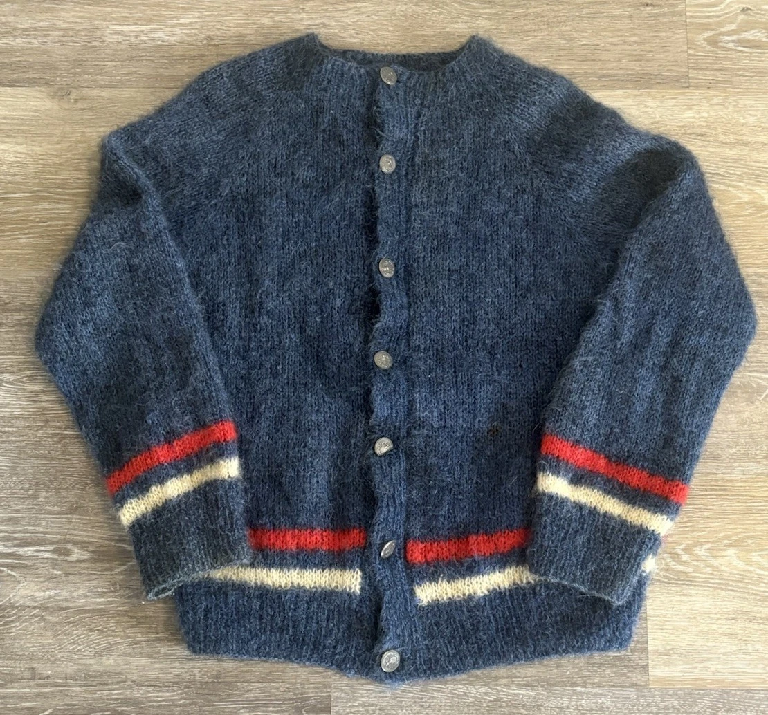 Vintage Mohair Cardigan Indiana Women's Vintage Sweaters for sale