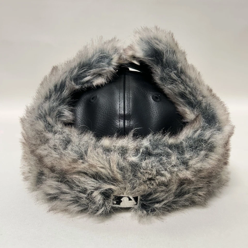 NEW ERA 59 Fifty Dog Ear Cap Synthetic Leather New York Yankees NEW Fedex - Image 3 of 4