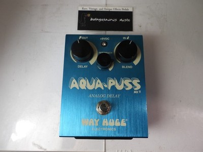 Way Huge WHE701 Aqua Puss MKII Delay Echo Effects Pedal Free USA Shipping