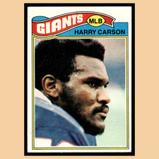 Harry Carson Rookie #146 1977 Topps New York Giants Football Card NFL EX. rookie card picture