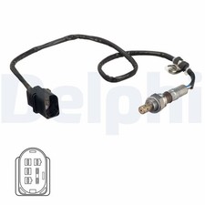 Lambdasonde Sensor Abgassteuerung DELPHI ES21102-12B1 für VW GOLF PLUS 5 5M1 521