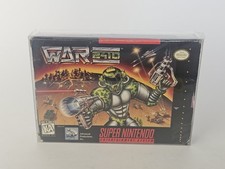 War 2410 Super Nintendo SNES w/ Box , Game Cartridge + Protector (No Manual)