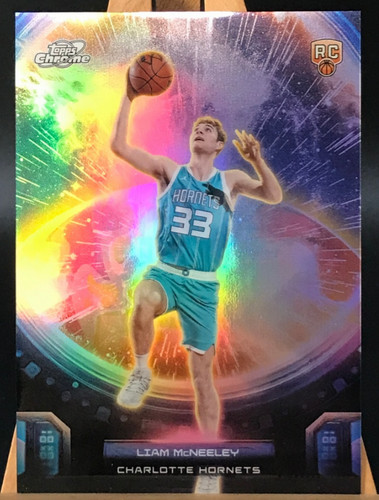 2025 Topps Cosmic Chrome Liam McNeeley Base (RAW)