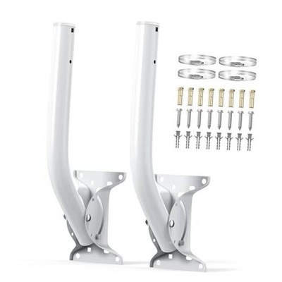  19.68'' Universal Antenna Mount - 2 Packs Wireless Bridge Bracket Reversible J 