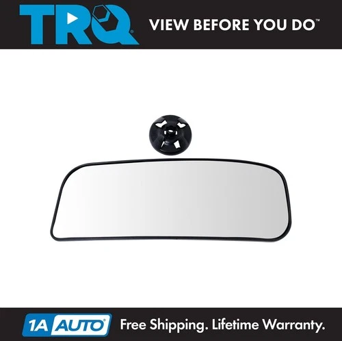 TRQ Exterior Side View Door Mirror Lower Convex Glass LH for NV Van Non-Tow