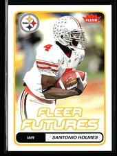 Santonio Holmes 2006 Fleer #185 Rookie Pittsburgh Steelers RC
