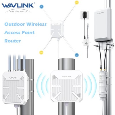 WAVLINK Wireless Access Point Router Outdoor Dual Band WiFi Router Gigabit IP67 