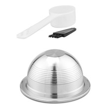 For Nespresso Vertuoline 230ml Refillable Pod Stainless Steel Coffee Capsule Kit