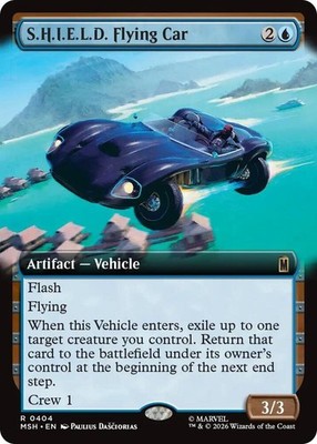 S.H.I.E.L.D. Flying Car (Extended Art) - Marvel Super Heroes - 404 - LP/NM