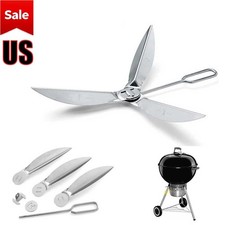 22-12-inch One-touch Cleaning System Kit For Weber Grill Parts 7444 22inch K