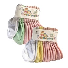 EK Baby Infant Girls 12-pack Socks Pink Assorted Colors Size 6-18 Months New