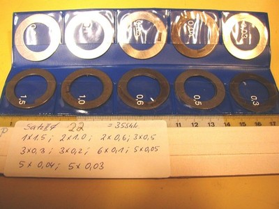 DIN 2084 A  Fräsdornring Satz Form   Ø 16 bis 27