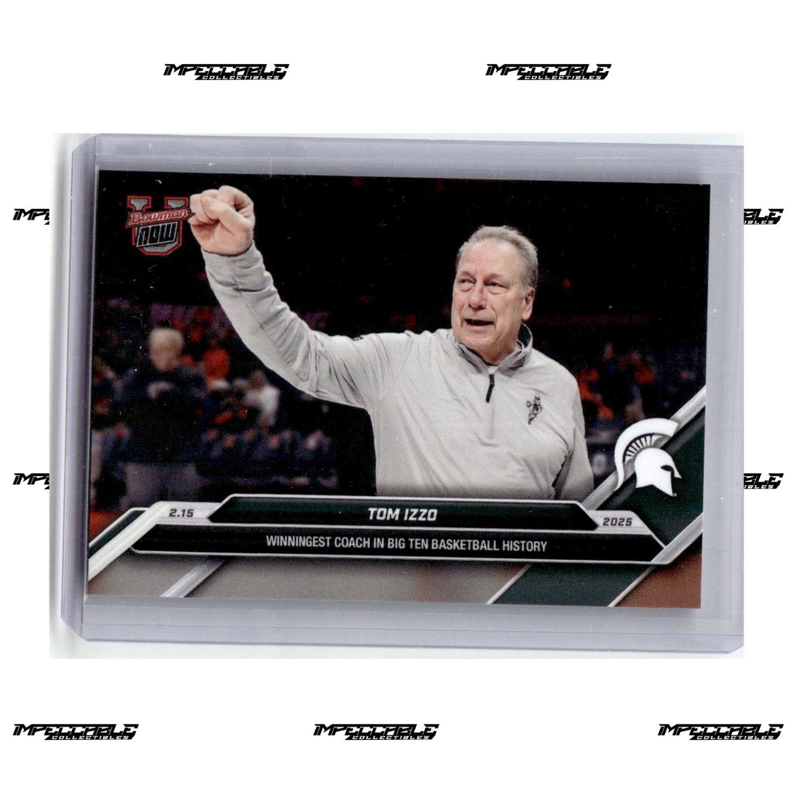 2024-25 Bowman U Now - #68 Tom Izzo /658 Winningest Coach in B1G History