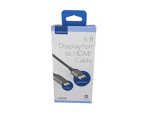 Insignia- 10 ft. DisplayPort to HDMI Cable - Black