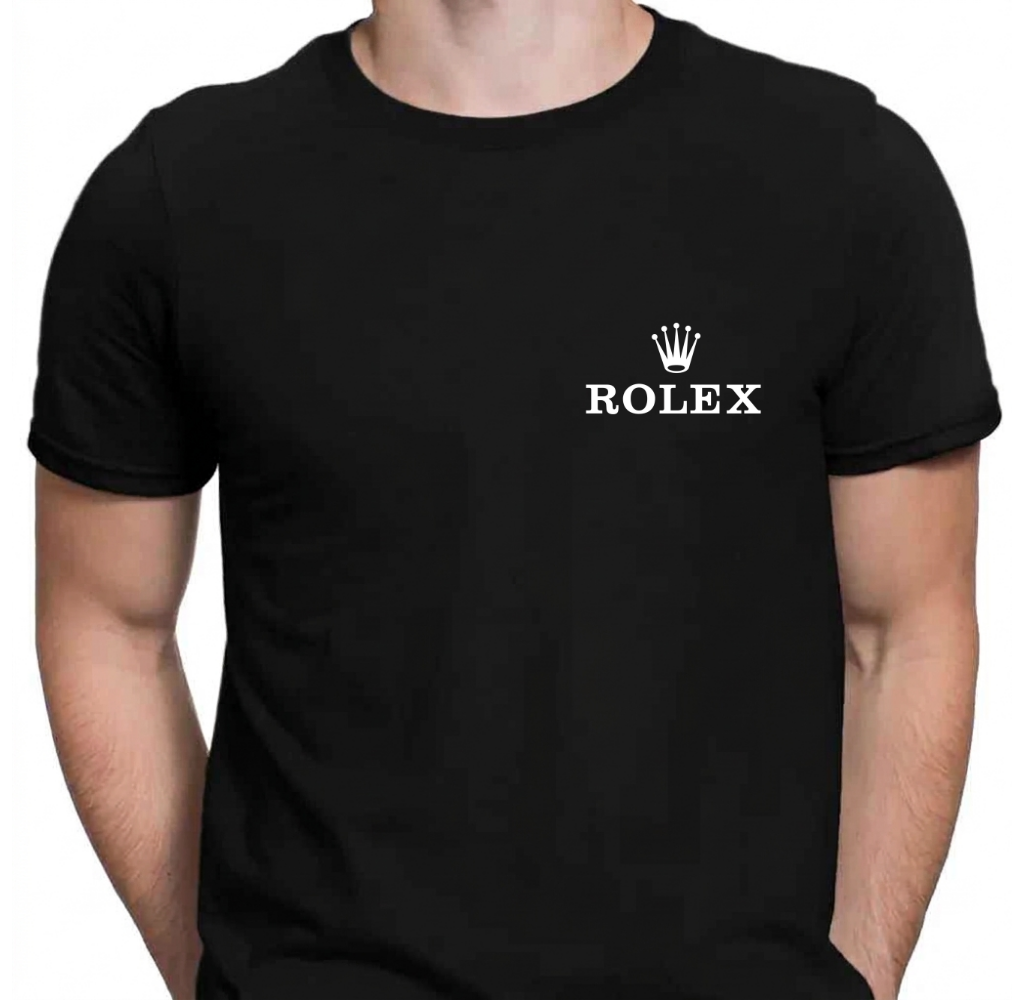 Rolex Logo Tee Men's Casual Luxury Graphic Cotton T-Shirt | eBay