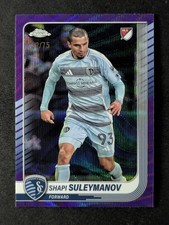 2025 Topps Chrome MLS SHAPI SULEYMANOV 52/75 Purple Wave Refractor #78