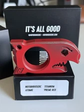 Notorious EDC Beer Bomb Titanium Atomic Bottle Opener  cerakote ‘preme red