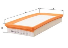 Filtro aria LX 1781/2 MAHLE per BMW,ROLLS-ROYCE