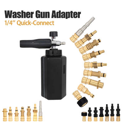 #ad 1 4#x27;#x27; Quick Connect Pressure Washer Gun Adapter For Foam Cannons Nozzles amp; Brush $36.30