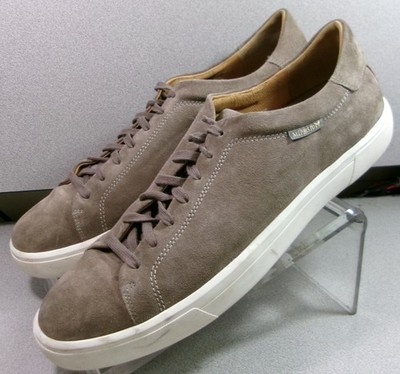 HASKO MMPF70 MEN SHOE SIZE 13 M (EURO 12.5) TAUPE SUEDE LACE UP BY MEPHISTO