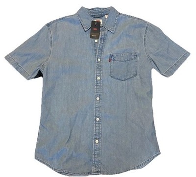 New With Tags Men's Levi's Denim Short Sleeve Shirt Size Medium